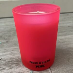 Victoria’s Secret pink fresh and clean candle
